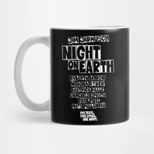 Night on Earth Tribute - Cinematic Masterpiece Apparel with Jarmusch's Legendary Cast Mug